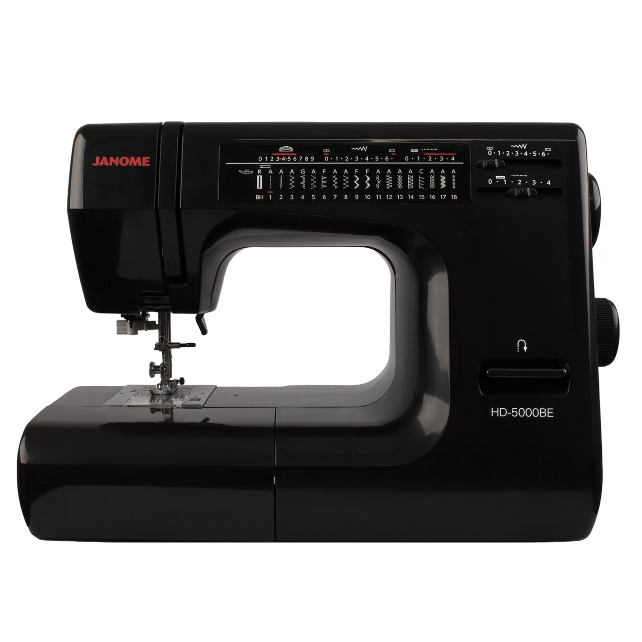 Janome HD5000BE Black Edition Heavy Duty Mechanical Sewing Machine
